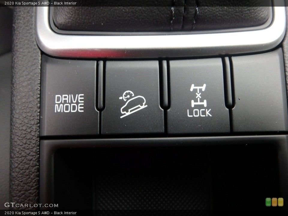 Black Interior Controls for the 2020 Kia Sportage S AWD #132966497