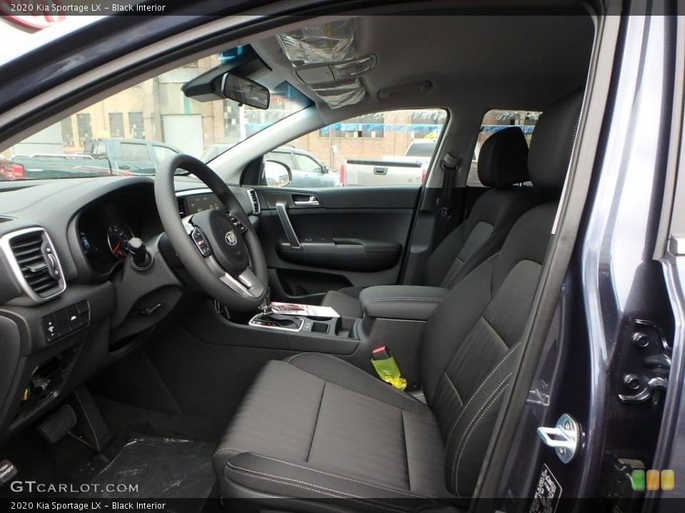 Black Interior Front Seat for the 2020 Kia Sportage LX #132966731