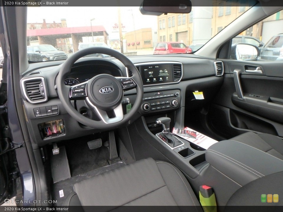 Black Interior Photo for the 2020 Kia Sportage LX #132966761