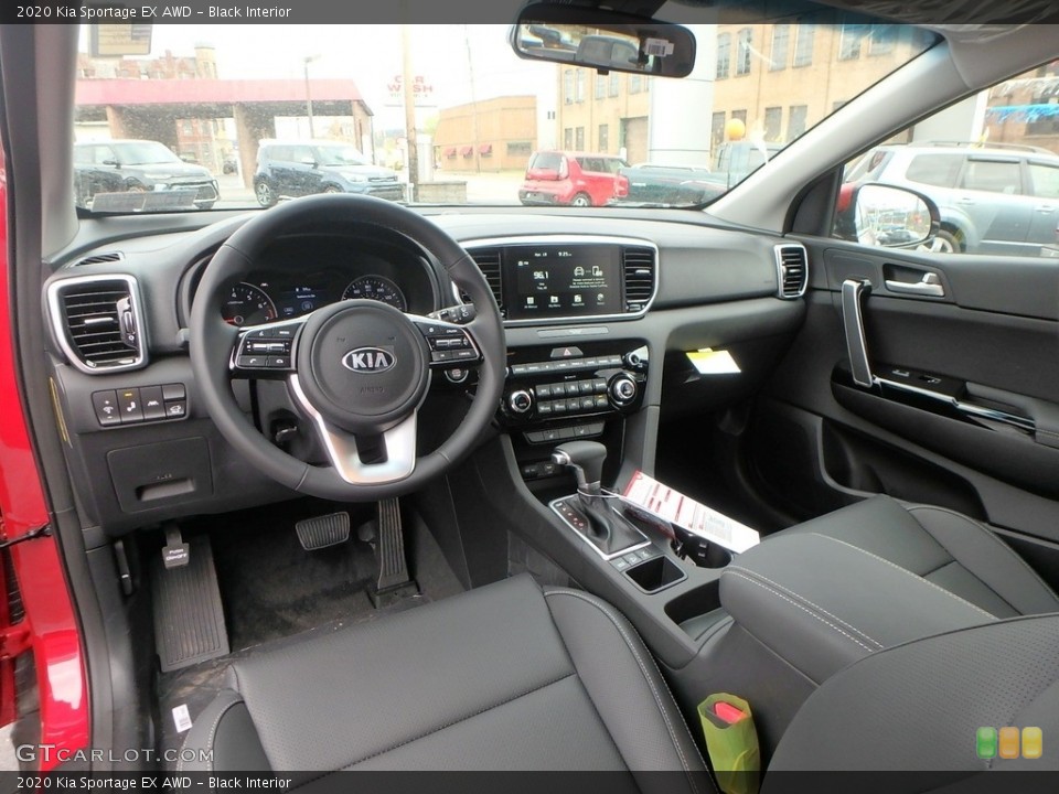 Black Interior Photo for the 2020 Kia Sportage EX AWD #132967112