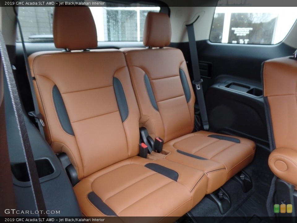 Jet Black/Kalahari Interior Rear Seat for the 2019 GMC Acadia SLT AWD #132970415