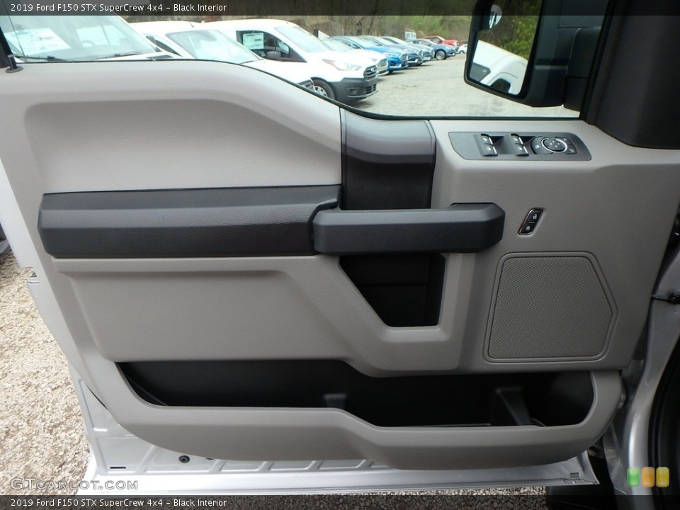 Black Interior Door Panel for the 2019 Ford F150 STX SuperCrew 4x4 #132977663
