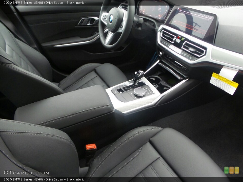 Black Interior Photo for the 2020 BMW 3 Series M340i xDrive Sedan #132980576