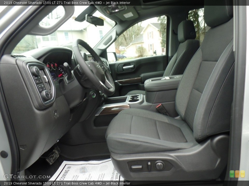 Jet Black Interior Front Seat for the 2019 Chevrolet Silverado 1500 LT Z71 Trail Boss Crew Cab 4WD #132986276