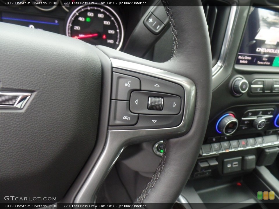 Jet Black Interior Steering Wheel for the 2019 Chevrolet Silverado 1500 LT Z71 Trail Boss Crew Cab 4WD #132986357