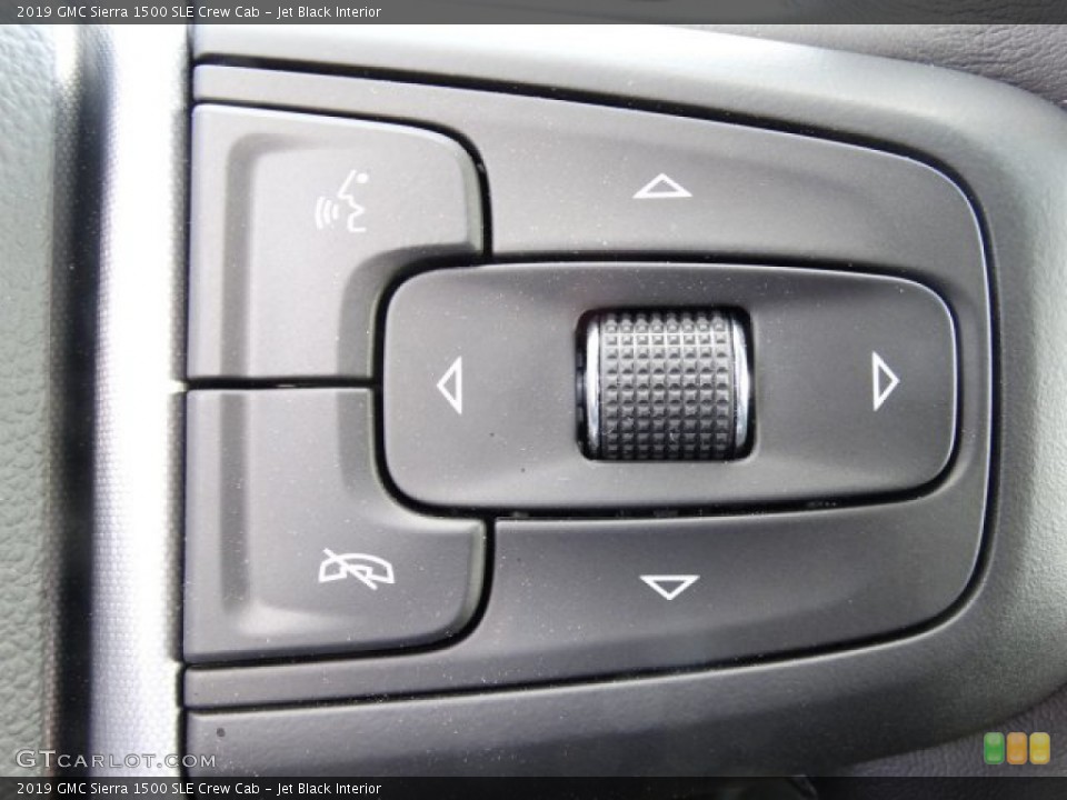 Jet Black Interior Controls for the 2019 GMC Sierra 1500 SLE Crew Cab #132991860