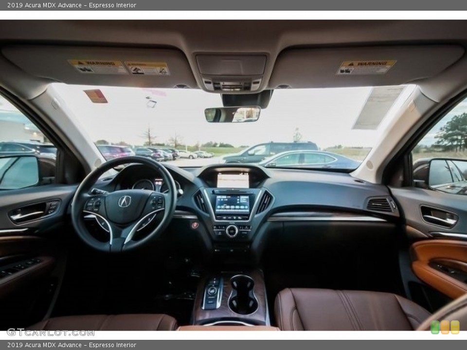 Espresso Interior Dashboard for the 2019 Acura MDX Advance #132992394