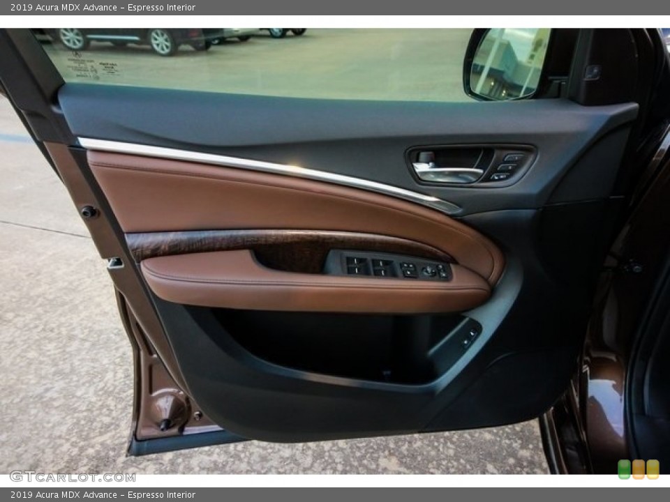 Espresso Interior Door Panel for the 2019 Acura MDX Advance #132992490