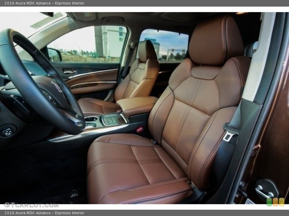 Espresso Interior Front Seat for the 2019 Acura MDX Advance #132992514