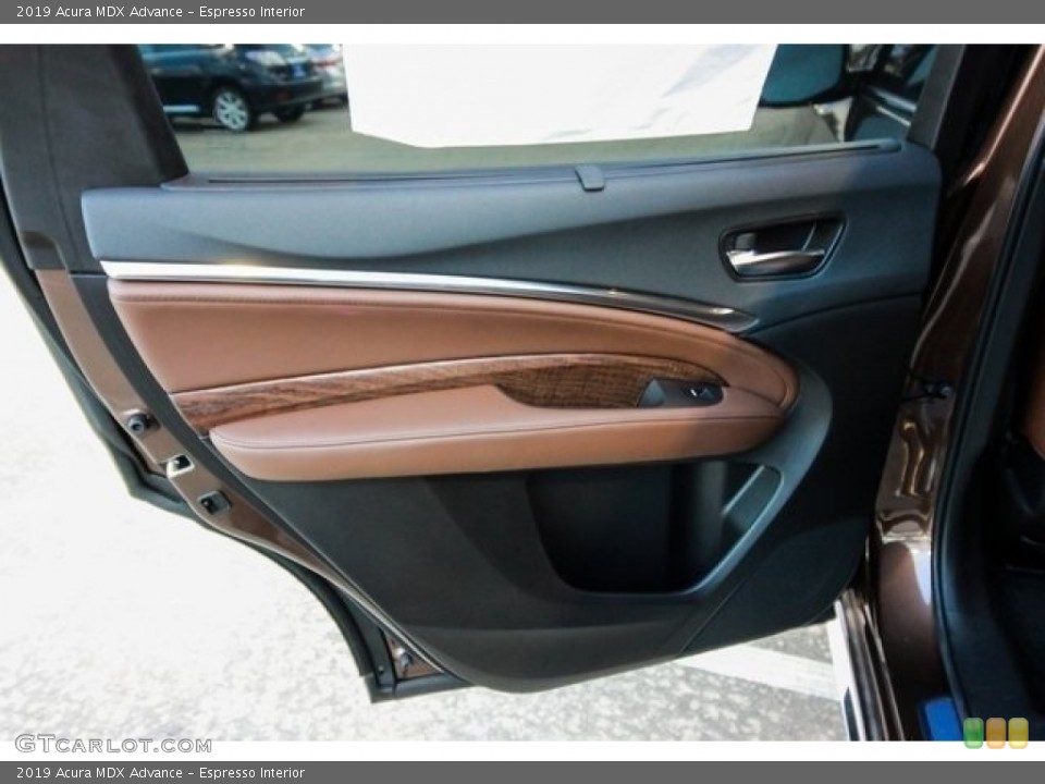 Espresso Interior Door Panel for the 2019 Acura MDX Advance #132992520