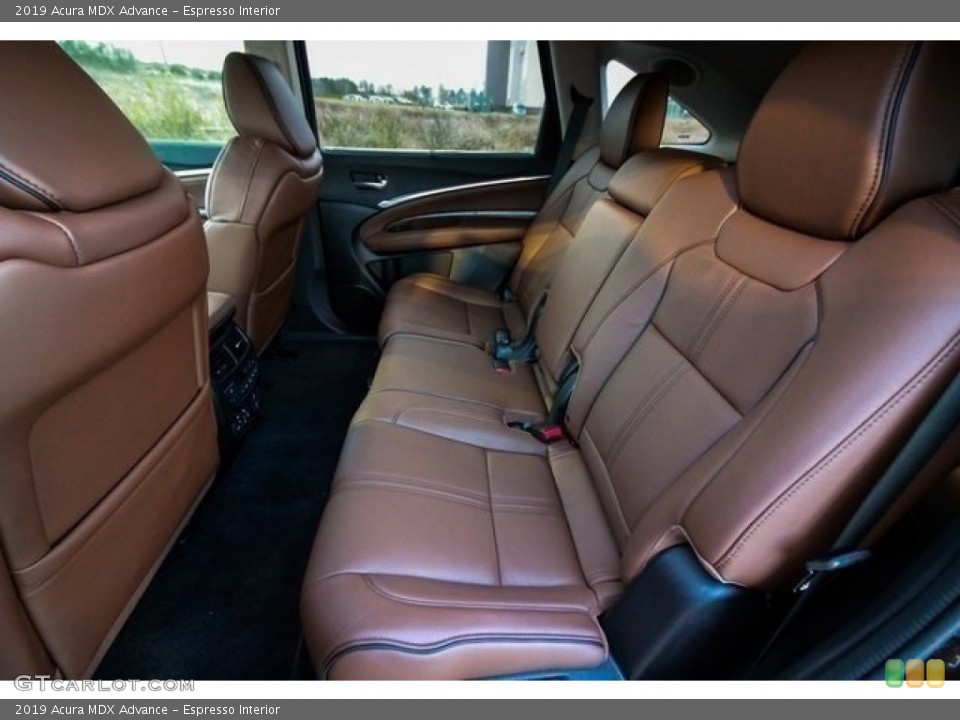 Espresso Interior Rear Seat for the 2019 Acura MDX Advance #132992538