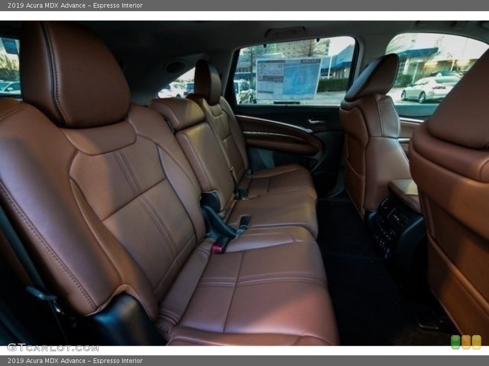 Espresso Interior Rear Seat for the 2019 Acura MDX Advance #132992595