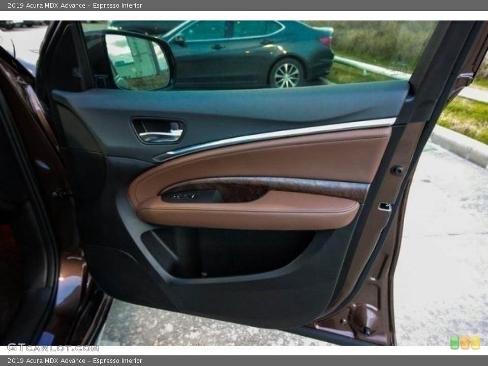 Espresso Interior Door Panel for the 2019 Acura MDX Advance #132992608