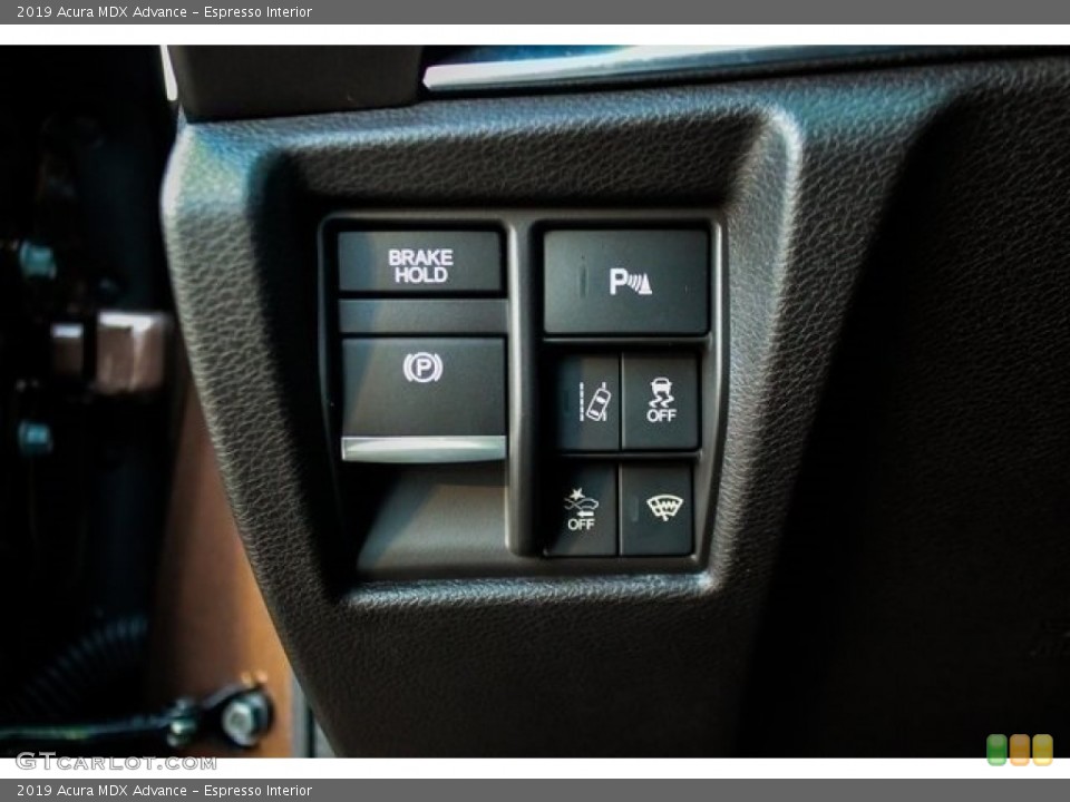Espresso Interior Controls for the 2019 Acura MDX Advance #132992715