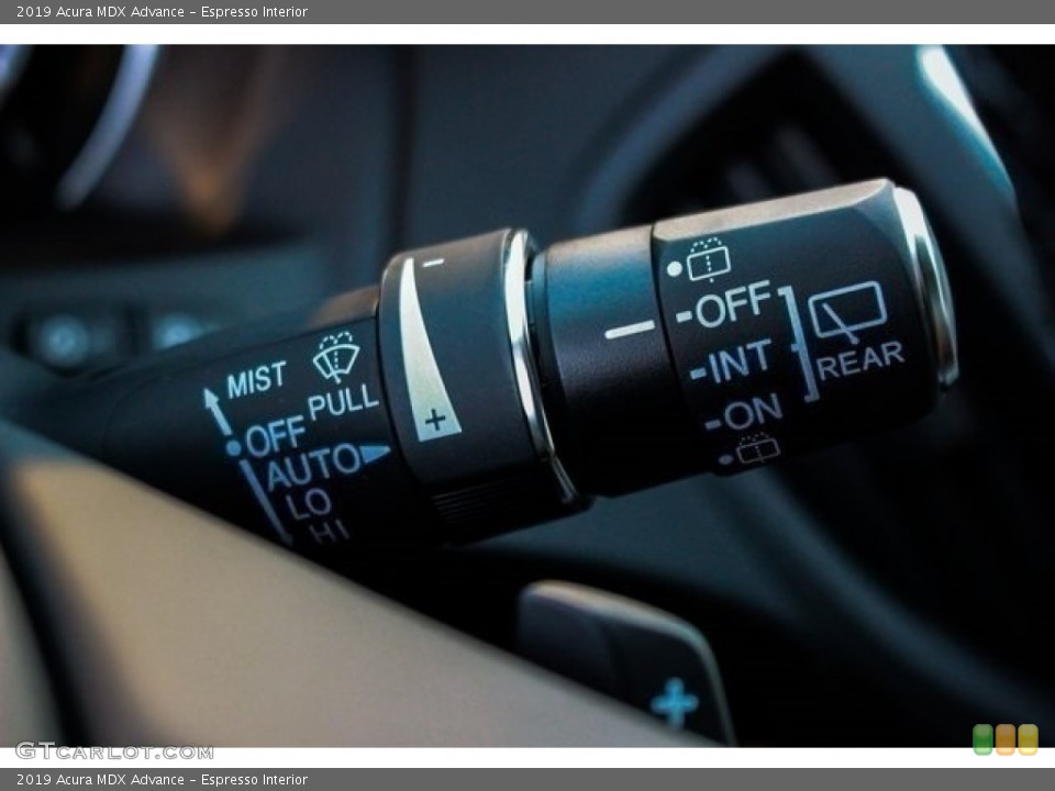 Espresso Interior Controls for the 2019 Acura MDX Advance #132992754