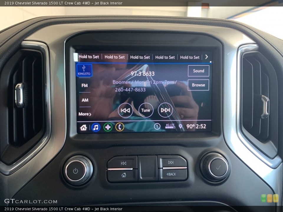 Jet Black Interior Controls for the 2019 Chevrolet Silverado 1500 LT Crew Cab 4WD #132996482