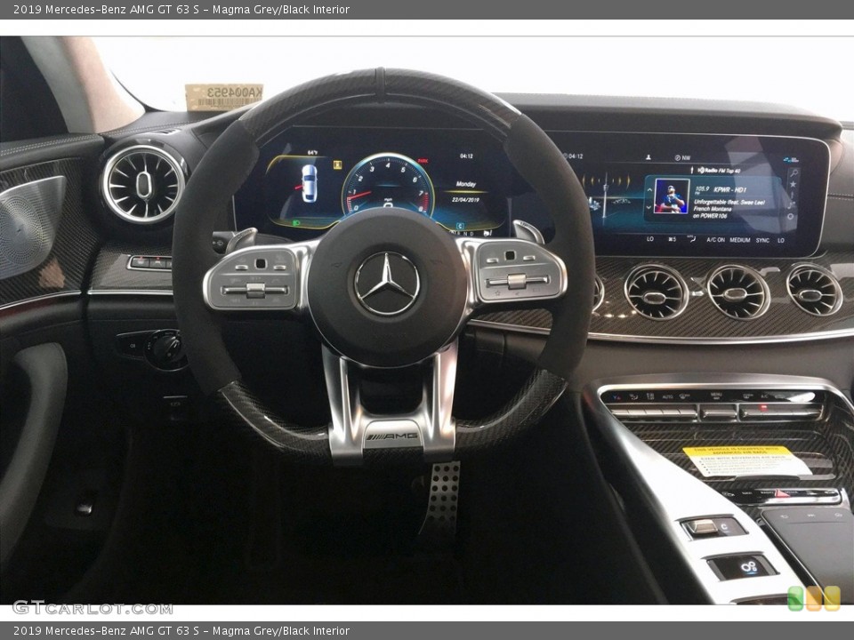 Magma Grey/Black Interior Steering Wheel for the 2019 Mercedes-Benz AMG GT 63 S #133007204