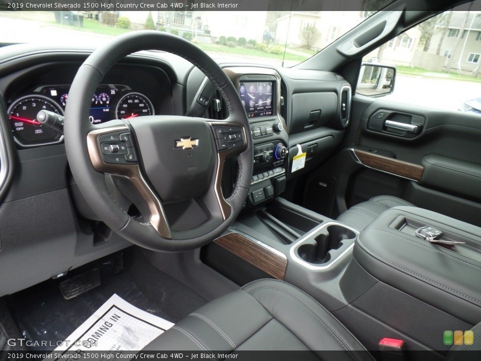 Jet Black Interior Front Seat for the 2019 Chevrolet Silverado 1500 High Country Crew Cab 4WD #133007968