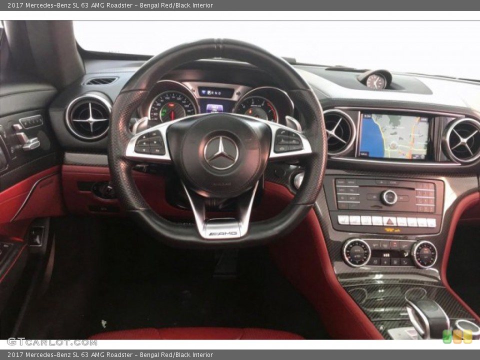 Bengal Red/Black Interior Dashboard for the 2017 Mercedes-Benz SL 63 AMG Roadster #133009073