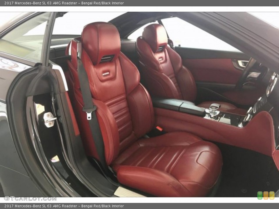 Bengal Red/Black Interior Front Seat for the 2017 Mercedes-Benz SL 63 AMG Roadster #133009136