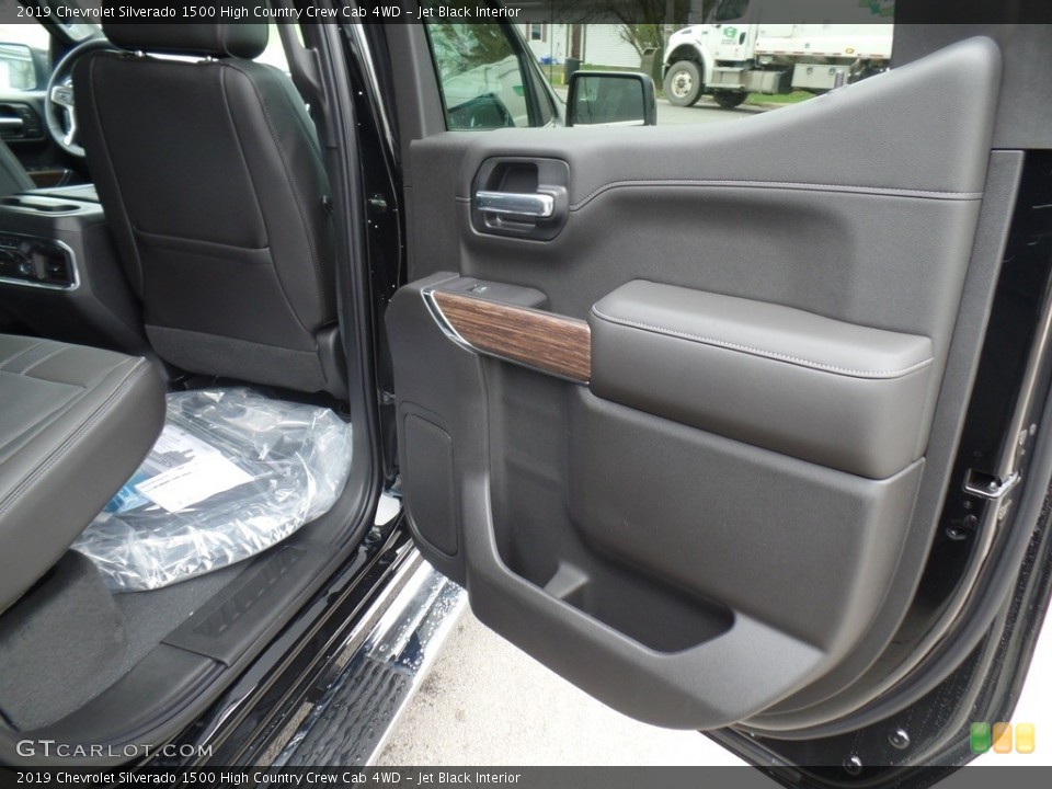 Jet Black Interior Door Panel for the 2019 Chevrolet Silverado 1500 High Country Crew Cab 4WD #133009286