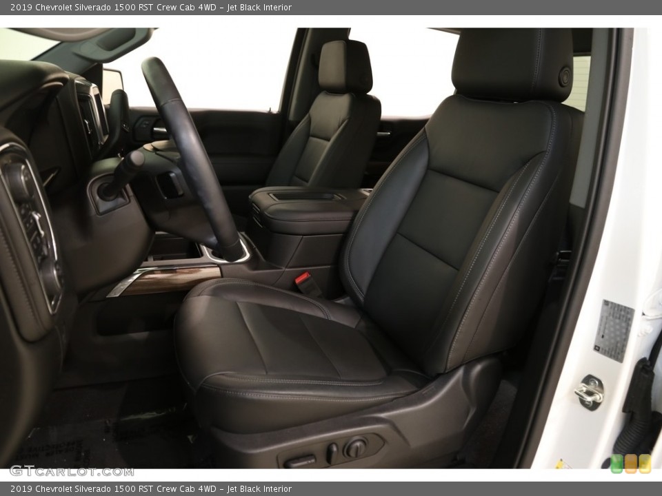 Jet Black Interior Front Seat for the 2019 Chevrolet Silverado 1500 RST Crew Cab 4WD #133021557