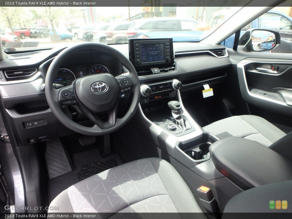 Black Interior Front Seat for the 2019 Toyota RAV4 XLE AWD Hybrid #133023900