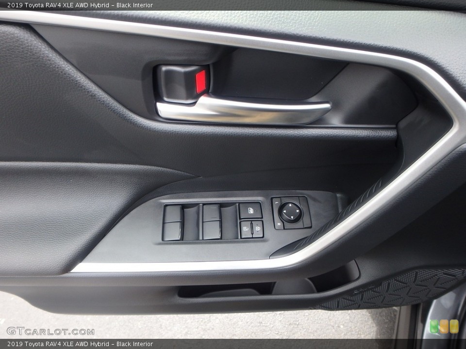 Black Interior Door Panel for the 2019 Toyota RAV4 XLE AWD Hybrid #133023936