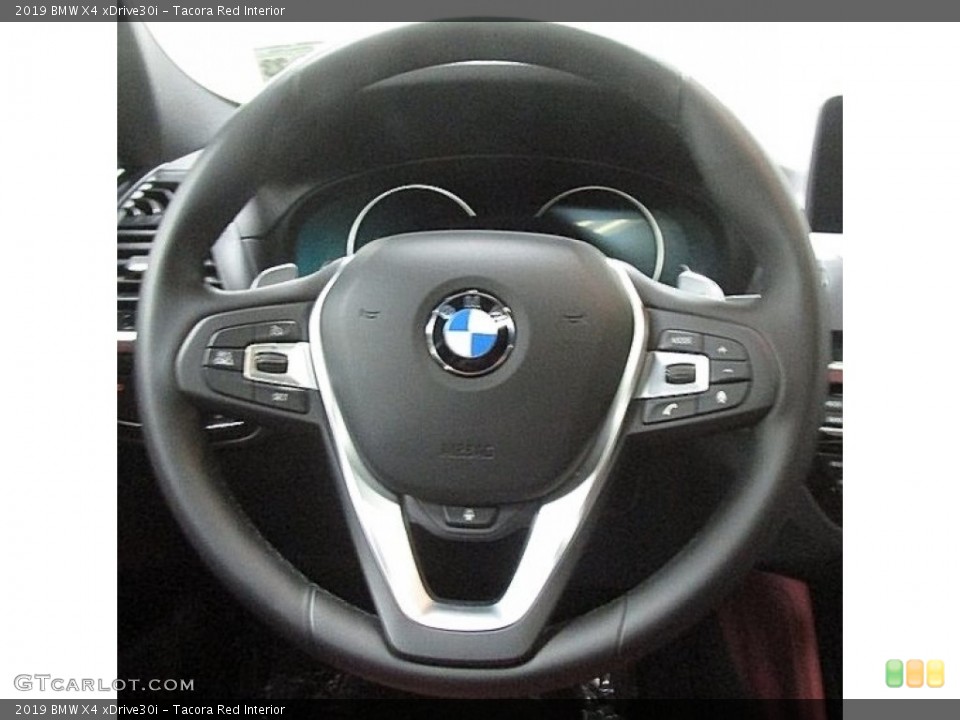 Tacora Red Interior Steering Wheel for the 2019 BMW X4 xDrive30i #133028025
