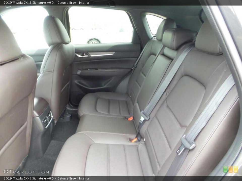 Caturra Brown Interior Rear Seat for the 2019 Mazda CX-5 Signature AWD #133030215