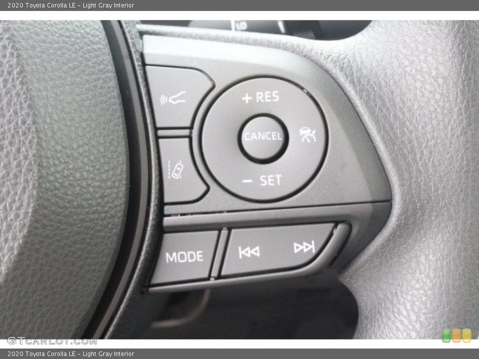 Light Gray Interior Steering Wheel for the 2020 Toyota Corolla LE #133044188