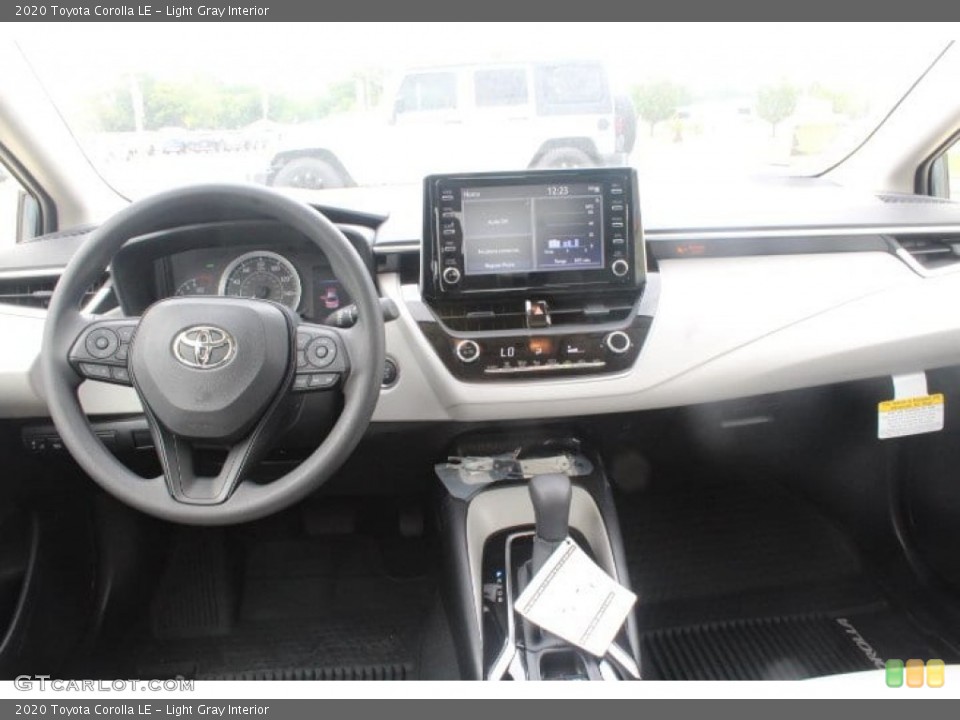 Light Gray Interior Dashboard for the 2020 Toyota Corolla LE #133044272