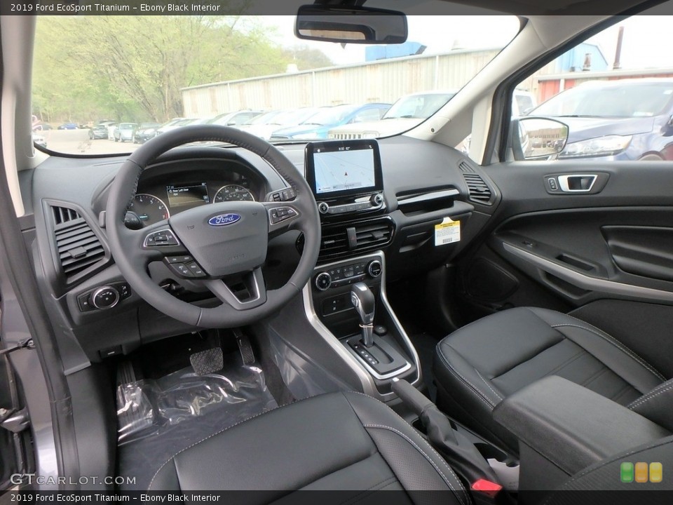 Ebony Black Interior Photo for the 2019 Ford EcoSport Titanium #133045865