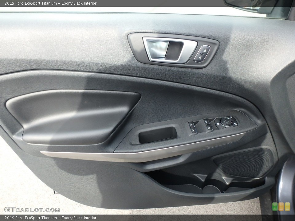 Ebony Black Interior Door Panel for the 2019 Ford EcoSport Titanium #133045889