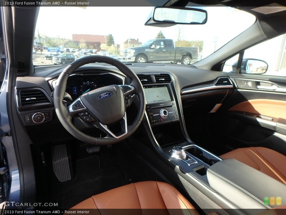 Russet Interior Photo for the 2019 Ford Fusion Titanium AWD #133049766