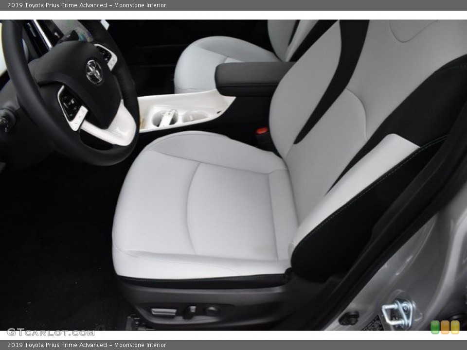 Moonstone Interior Front Seat for the 2019 Toyota Prius Prime Advanced #133050536