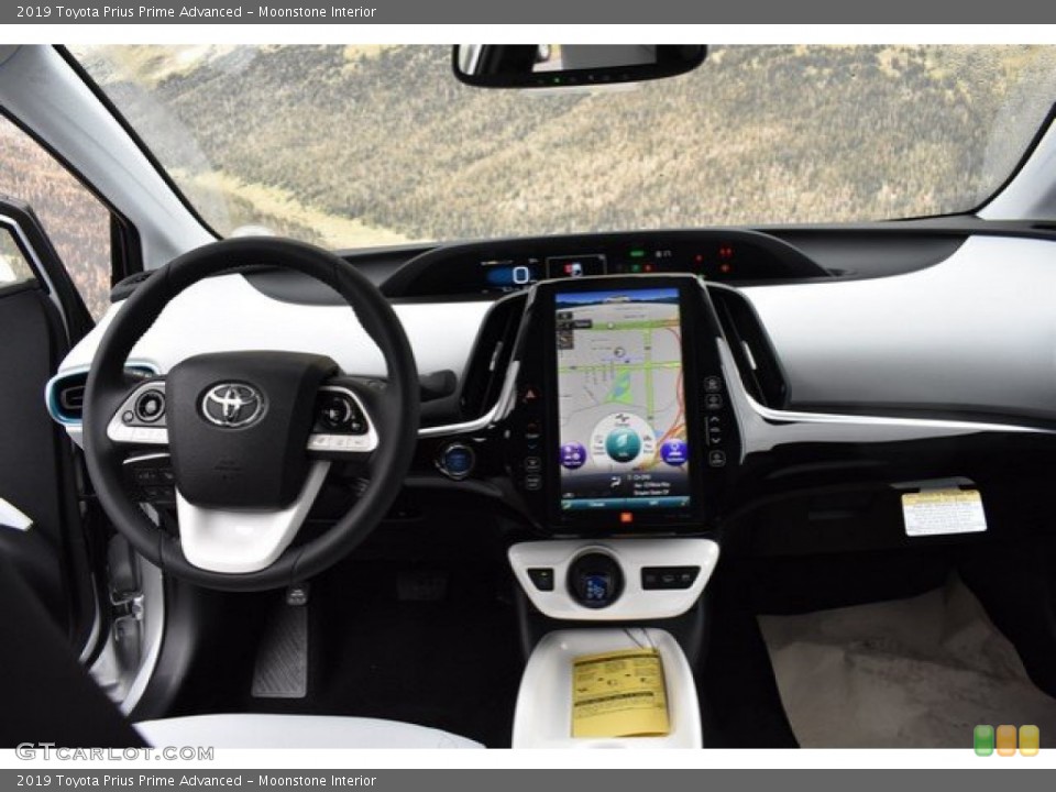 Moonstone Interior Dashboard For The 2019 Toyota Prius Prime