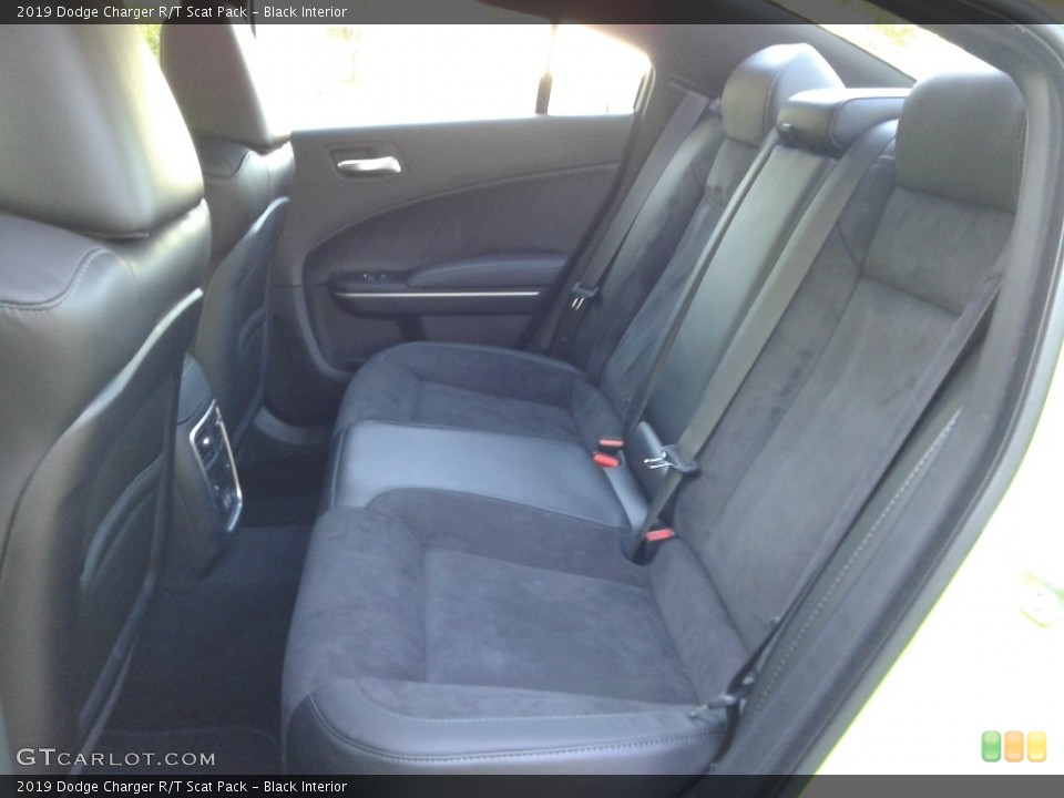 Black Interior Rear Seat for the 2019 Dodge Charger R/T Scat Pack #133050824