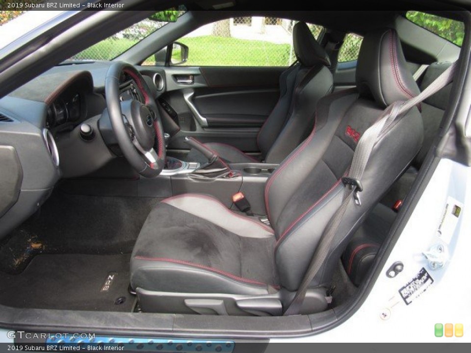 Black Interior Front Seat for the 2019 Subaru BRZ Limited #133051940