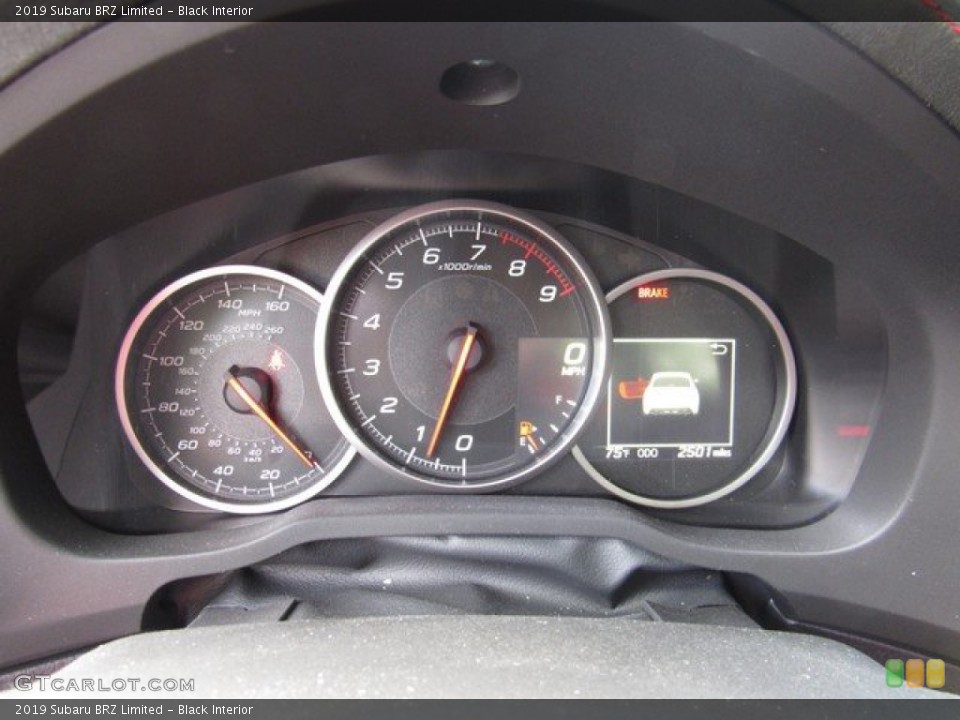 Black Interior Gauges for the 2019 Subaru BRZ Limited #133052264