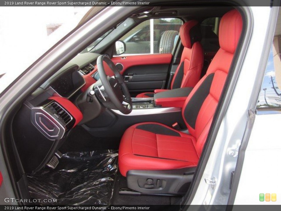 Ebony/Pimento Interior Photo for the 2019 Land Rover Range Rover Sport Supercharged Dynamic #133054931