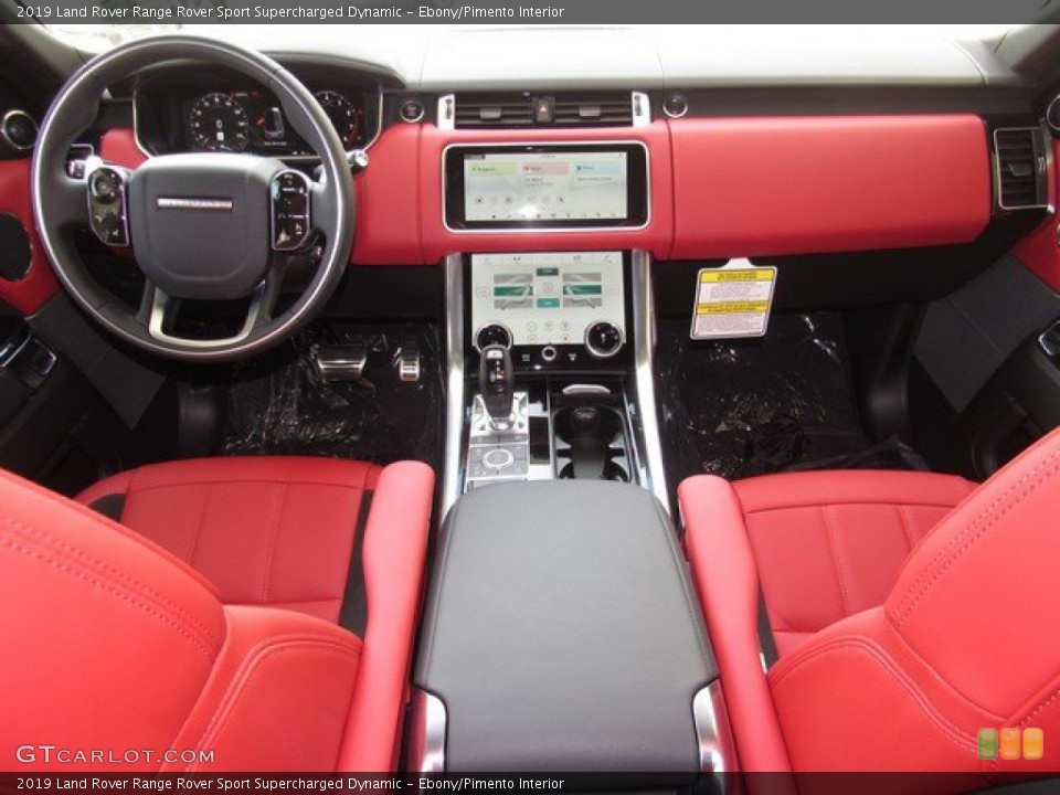 Ebony Pimento Interior Dashboard For The 2019 Land Rover