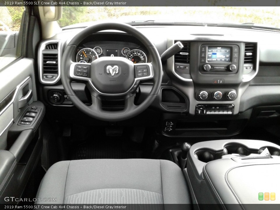 Black/Diesel Gray Interior Dashboard for the 2019 Ram 5500 SLT Crew Cab 4x4 Chassis #133060903