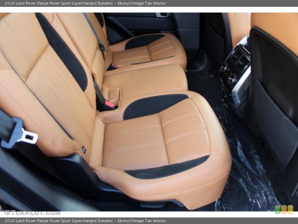Ebony/Vintage Tan Interior Rear Seat for the 2019 Land Rover Range Rover Sport Supercharged Dynamic #133085995