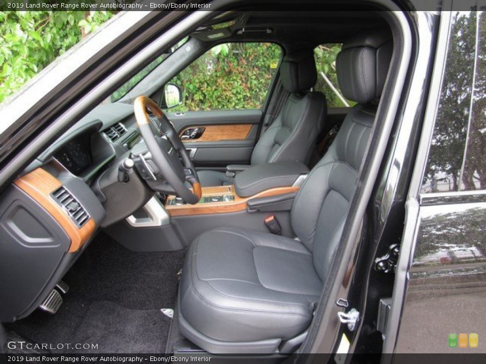 Ebony/Ebony Interior Photo for the 2019 Land Rover Range Rover Autobiography #133086208