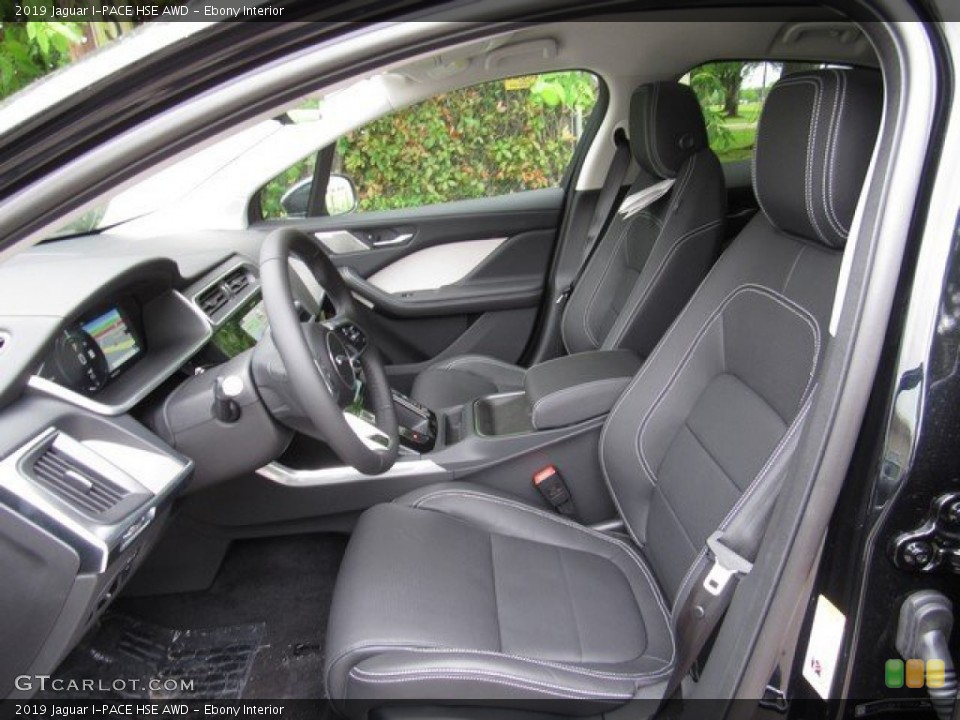 Ebony Interior Front Seat for the 2019 Jaguar I-PACE HSE AWD #133087243
