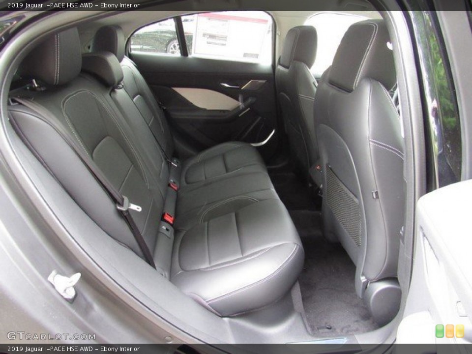 Ebony Interior Rear Seat for the 2019 Jaguar I-PACE HSE AWD #133087588
