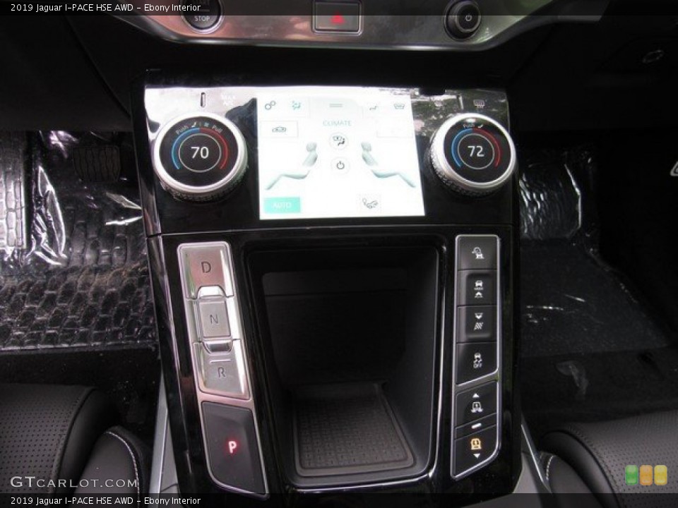 Ebony Interior Controls for the 2019 Jaguar I-PACE HSE AWD #133087879