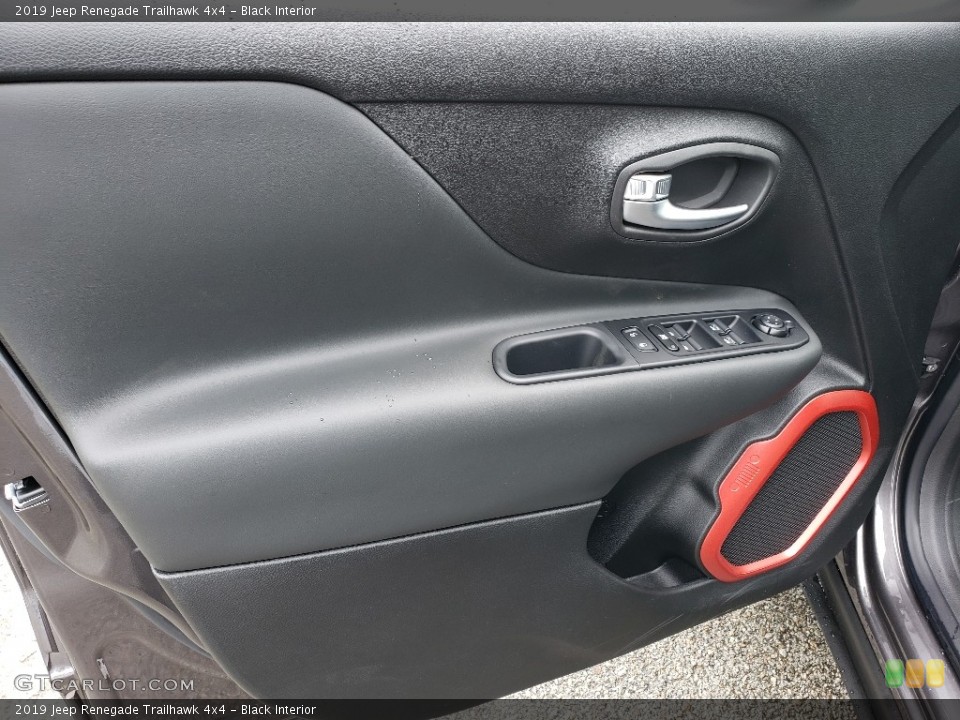 Black Interior Door Panel for the 2019 Jeep Renegade Trailhawk 4x4 #133089304