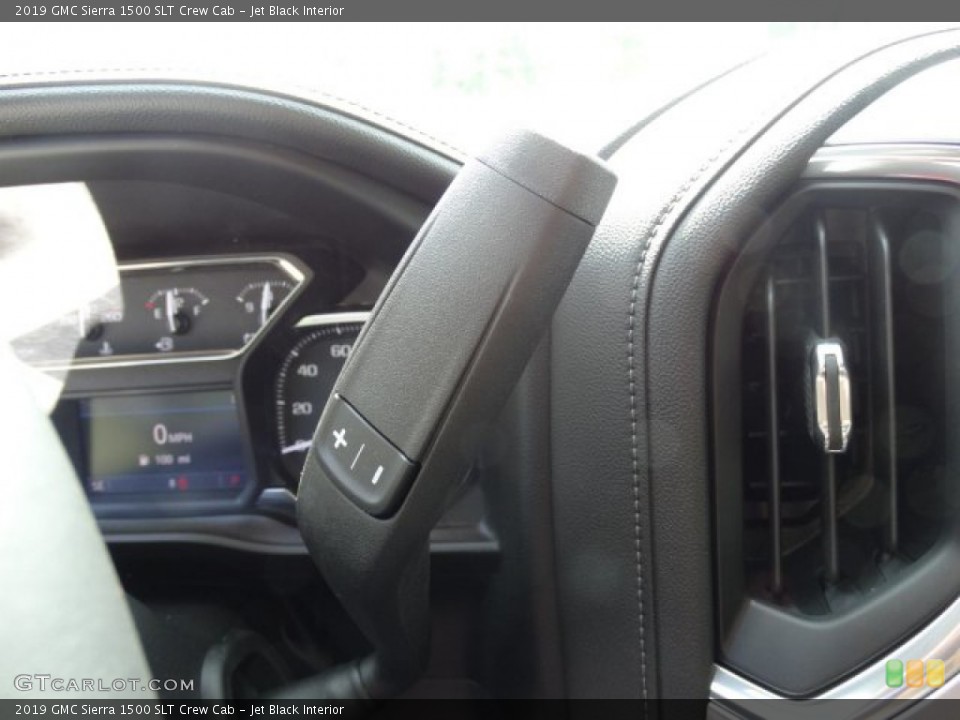 Jet Black Interior Controls for the 2019 GMC Sierra 1500 SLT Crew Cab #133102197